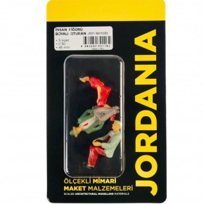 Jordania Boyalı İnsan Oturan 1/030 JE01-İBO1030 (Maket Ürünüdür)