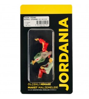 Jordania Boyalı İnsan Oturan 1/030 JE01-İBO1030 (Maket Ürünüdür)