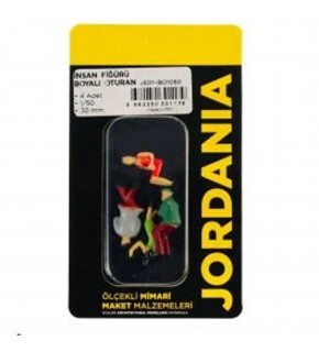Jordania Boyalı İnsan Oturan 1/050 JE01-İBO1050 (Maket Ürünüdür)