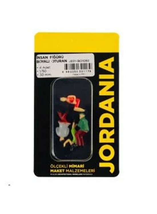 Jordania Boyalı İnsan Oturan 1/050 JE01-İBO1050 (Maket Ürünüdür)