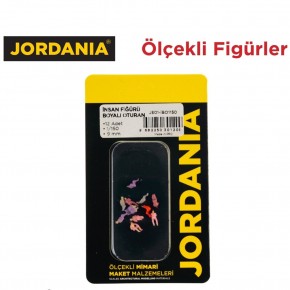 Jordania Boyalı İnsan Oturan 1/150 JE01-İBO1150 (Maket Ürünüdür)