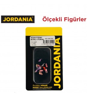 Jordania Boyalı İnsan Oturan 1/150 JE01-İBO1150 (Maket Ürünüdür)
