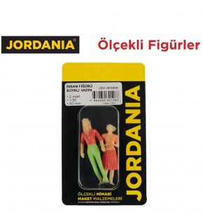 Jordania Boyalı Kadın 1/030 JE01-İB1030K (Maket Ürünüdür)