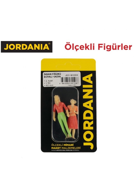 Jordania Boyalı Kadın 1/030 JE01-İB1030K (Maket Ürünüdür)