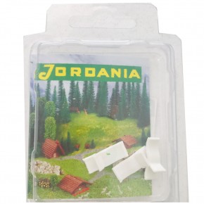 Jordania Plastik Şezlong 1/100 (Maket Ürünüdür)
