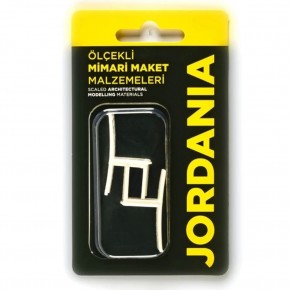 Jordania Sandalye Beyaz 1/025 2 Ad JE07-E3025-01 (Maket Ürünüdür)