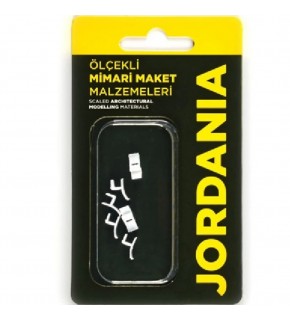 Jordania Sandalye Beyaz 1/100 JE07-E3100 (Maket Ürünüdür)