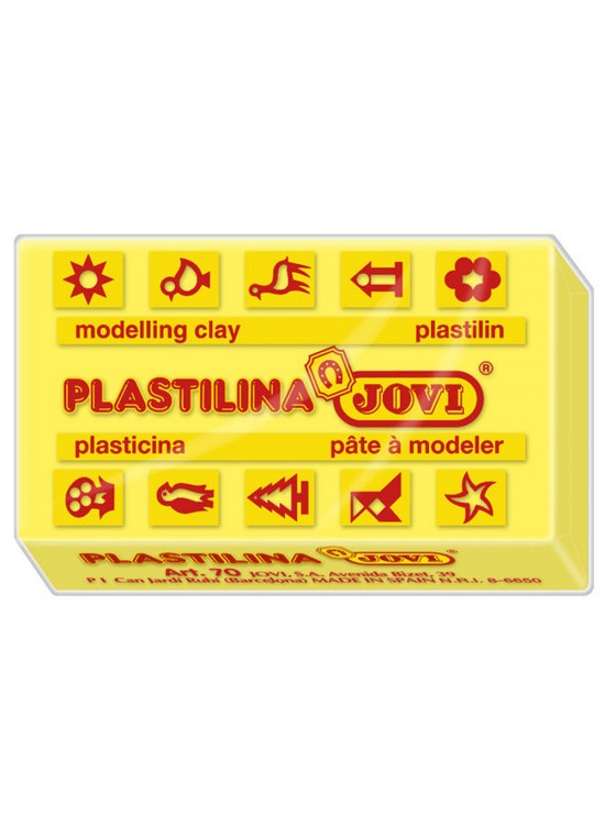 Jovi Oyun Hamuru Plaka 50 GR Sarı 70/02 (1 Adet)