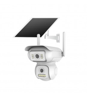 Joysee SW2 6Mp 2x2.8mm AOV Solar Wifi İki Kamera 4IR+4Led PTZ