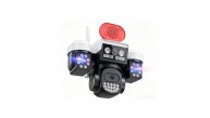 Joysee W3 9Mp 3.6mm 2x2.8mm Üç Kamera 19IR+18Led Wifi PTZ Kamera
