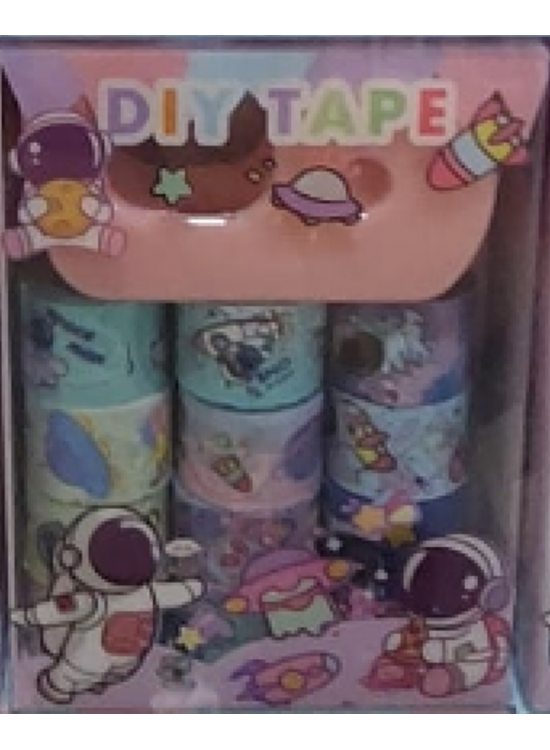 Joyz Desenli Dıy Bant Seti Astronot 4/S Jy-0017-04 Joyz Desenli Dıy Bant Seti Astronot 4/S Jy-0017-04