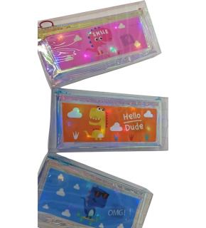 Joyz Işıklı Desenli Kalem Kutu Dinazor 3/S Jy-0029-01