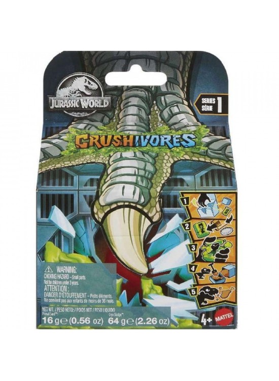 Jurassıc World Crushivores Serisi - Sürpriz Aksesuarlı Figürler Jurassıc World Crushivores Serisi - Sürpriz Aksesuarlı Figürler