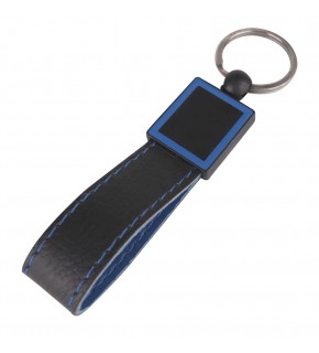 KAÇKAR LACİVERT DERİ ANAHTARLIK