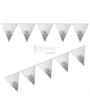 Kağıt Flama İthal Zigzag Gümüş