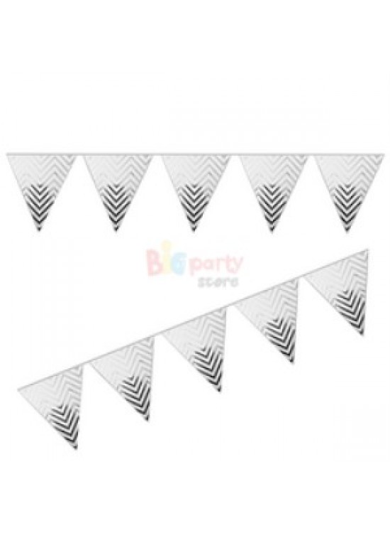 Kağıt Flama İthal Zigzag Gümüş