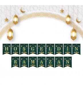 Kağıt Flama Kırlangıç Model Hoşgeldin Ramazan