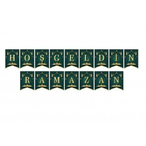 Kağıt Flama Kırlangıç Model Hoşgeldin Ramazan
