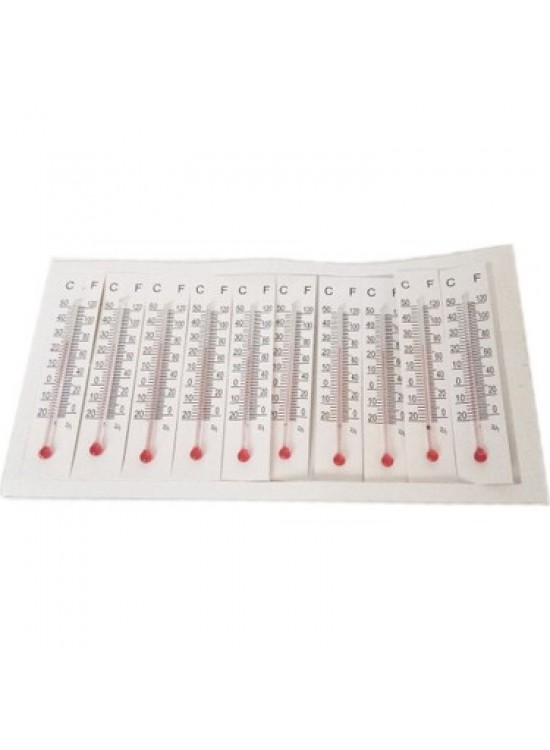 Kağıt Termometre Yapışkanlı Küçük  (1 Adet)
