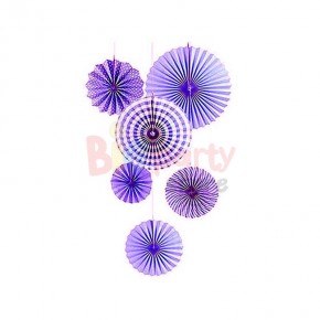 Kağıt Yelpaze 6 Lı Set