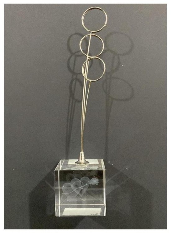 Kakosan Kart Tutucu Kristal No:2 4x4 CM