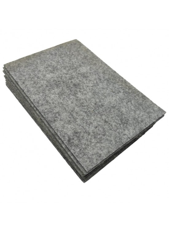 Kalın Keçe 13X19 (A5) 500Gr Gri 10 Adet