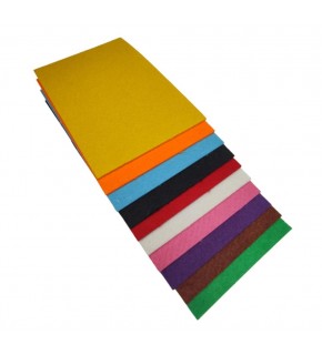 Kalın Keçe 13X19 (A5) 500Gr Karışık 10 Adet