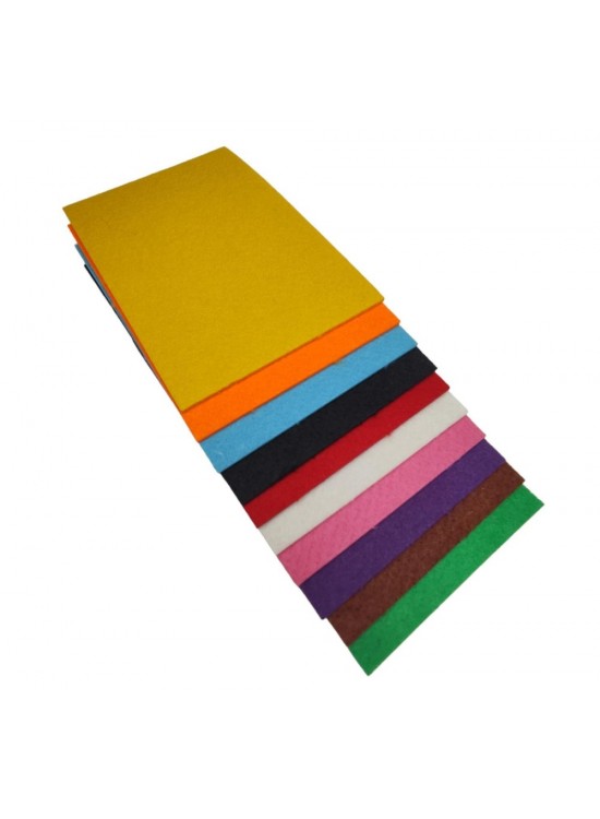 Kalın Keçe 13X19 (A5) 500Gr Karışık 10 Adet