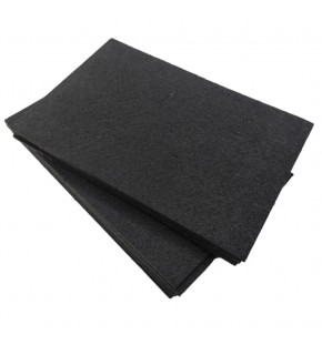 Kalın Keçe 13X19 (A5) 500Gr Siyah 10 Adet