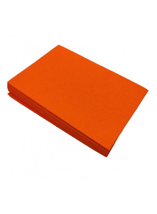 Kalın Keçe 13X19 (A5) 500Gr Turuncu 10 Adet