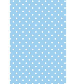 Kalın Keçe 1X1 Mavi Puantiyeli K0055