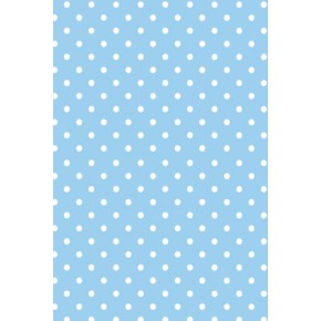 Kalın Keçe 1X1 Mavi Puantiyeli K0055