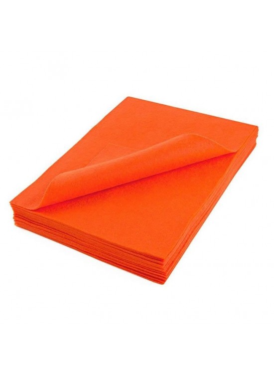 Kalın Keçe 20X30 Turuncu 500Gr 10 Adet K3795