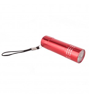 KANARYA KIRMIZI 9 LED EL FENERİ