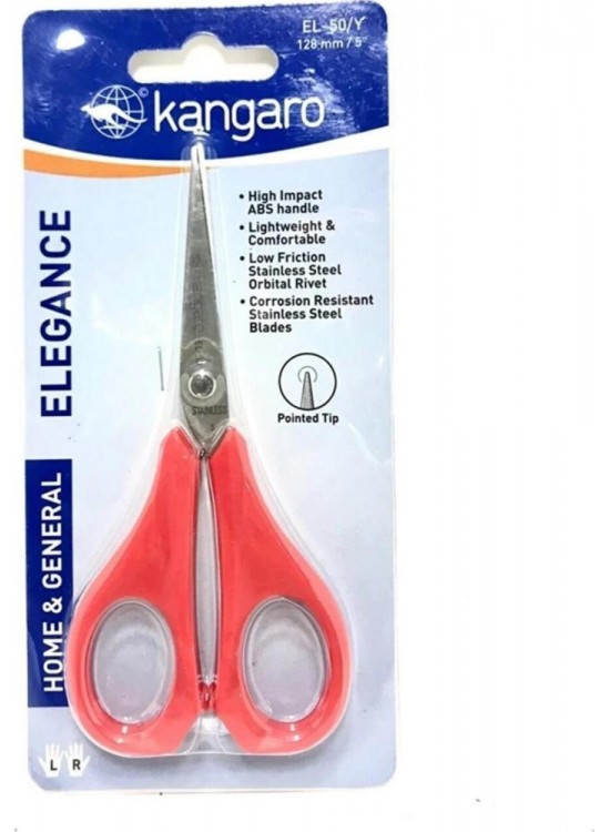 Kangaro Makas Elegance 128 MM Kırmızı El-50 Kangaro Makas Elegance 128 MM Kırmızı El-50