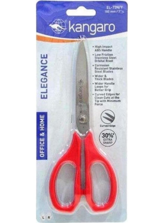 Kangaro Makas Elegance 185 MM Kırmızı El-73N Kangaro Makas Elegance 185 MM Kırmızı El-73N