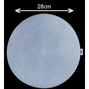 Kanvas Çanta Plastik  Yuvarlak 28Cm