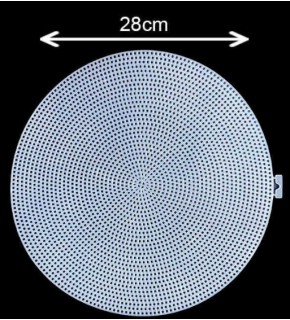 Kanvas Çanta Plastik  Yuvarlak 28Cm