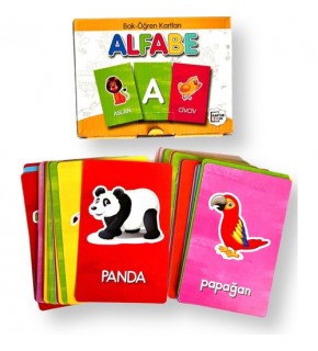 Karatay Yayınları Bak Öğren Kartları Alfabe