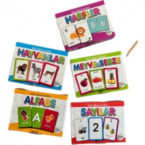 Karatay Yayınları Bak Öğren Kartları Alfabe