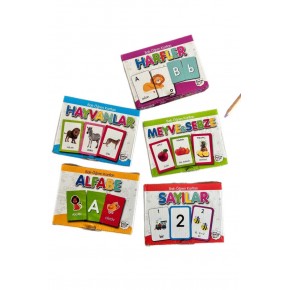 Karatay Yayınları Bak Öğren Kartları Meyve Sebze