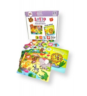 Karatay Yayınları Bebek Akademisi Lotto Hayvanları Öğreniyor