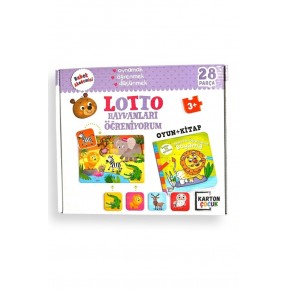 Karatay Yayınları Bebek Akademisi Lotto Hayvanları Öğreniyor