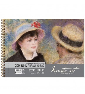 Karatis Çizim Blok Spiralli Art 160 GR 25x35 15 YP 484006-99