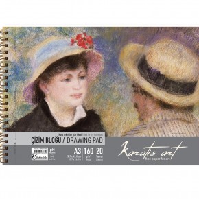 Karatis Çizim Blok Spiralli Art 160 GR A3 20 YP 484010-99