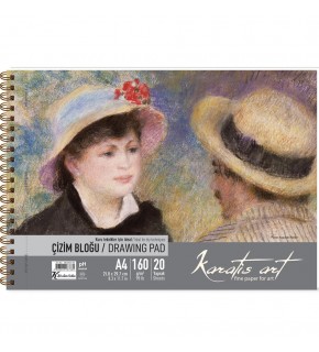 Karatis Çizim Blok Spiralli Art 160 GR A4 20 YP 484009-99