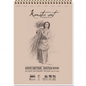 Karatis Eskiz Blok Spiralli  Art 90 GR A5 40 YP 481006-99