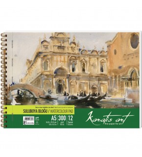 Karatis Suluboya Blok Spiralli Art 300 GR A5 12 YP 488009-99