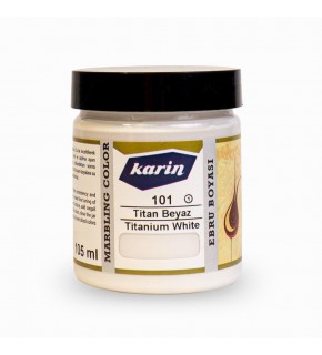 Karin Ebru Boyası 101 Titan Beyaz 105ml 161222