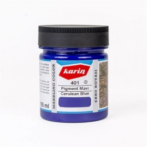 Karin Ebru Boyası 401 Pigment Mavi 105ml 301122